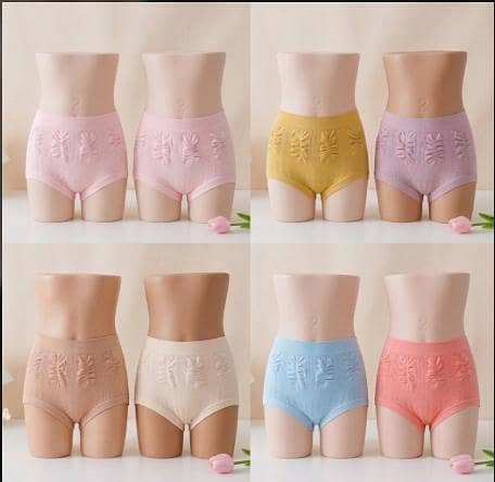 Pack of 8 Multi-Color Women & Girls Cotton Panties Set R6050