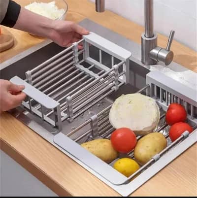 Sink dish rack