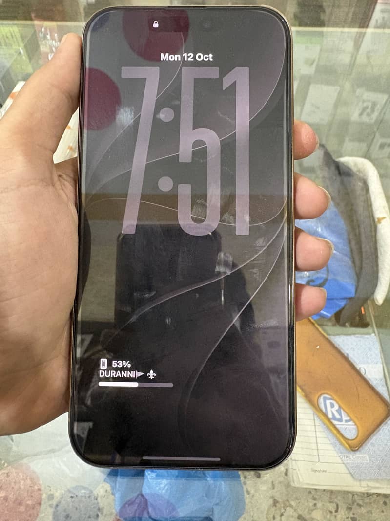 Apple iphone 16 pro max 256gbJv Desert titanium-10/10 Condition-x 1