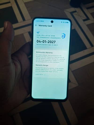 Infinix hot 60i complete 6/128