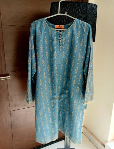 bonanza satrangi jacquard dress