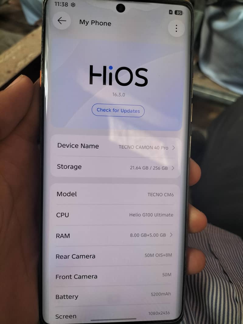 Tecno CAMON 40 Pro 3