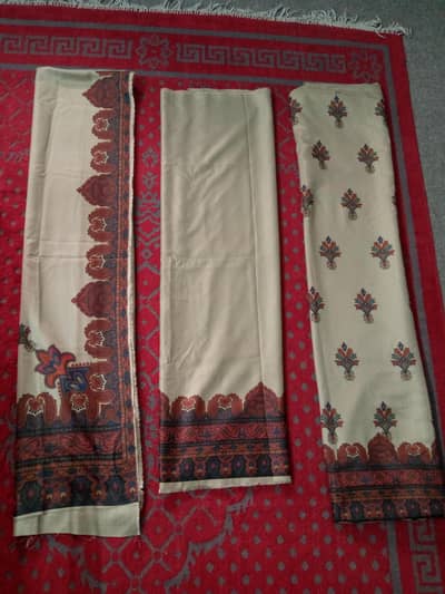 3 Piece Pashmina Dress Unstitched