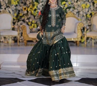 Mehndi Bridal dress