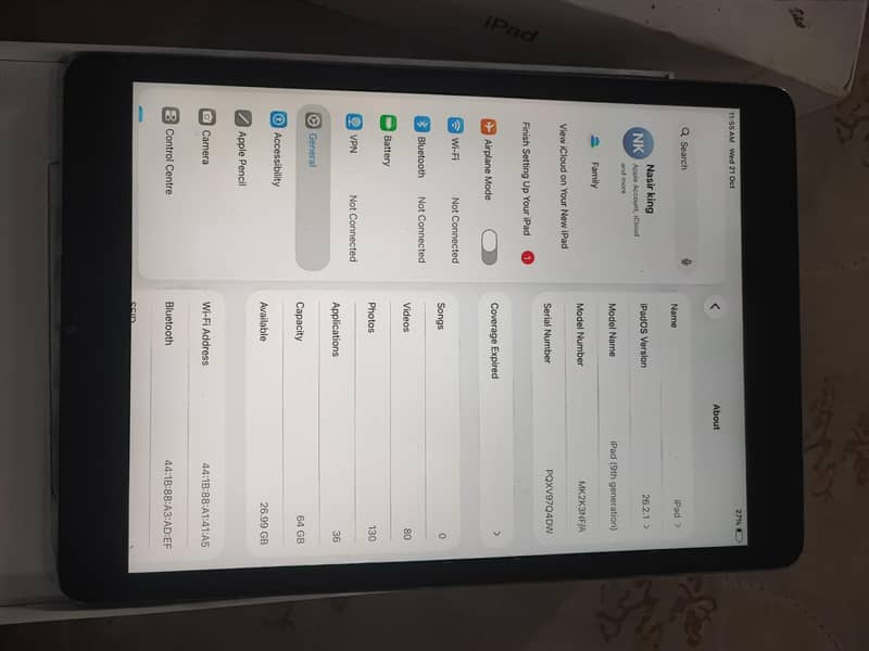 Ipad 9th generation 64GB 0