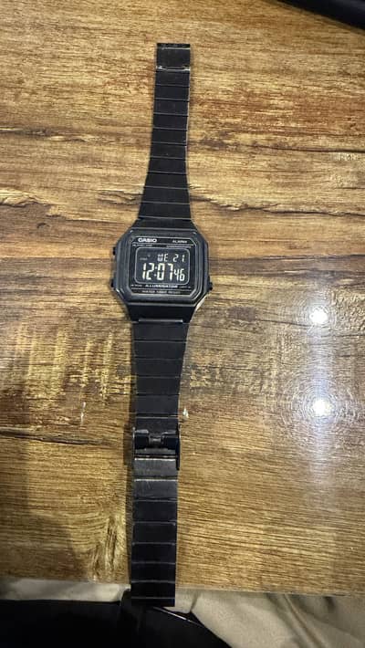 Casio Casio B650WB-1BDF Black Chain Classic Digital Vintage Watch