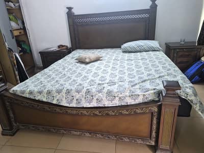 Bed and mattress