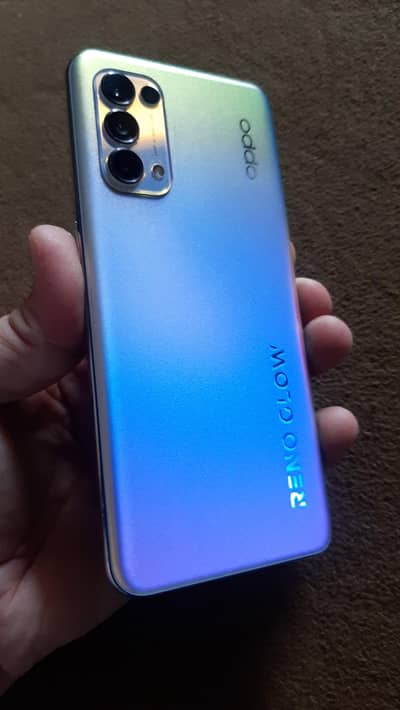 oppo reno 5.12+4 GB 256 GB non PTA Sims working shade in screen