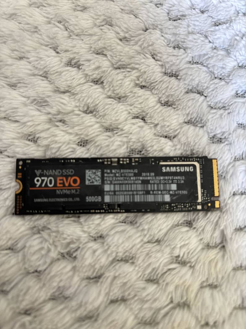 Samsung 970 evo nvme m. 2 500 gb - Computer Components - 1120708621