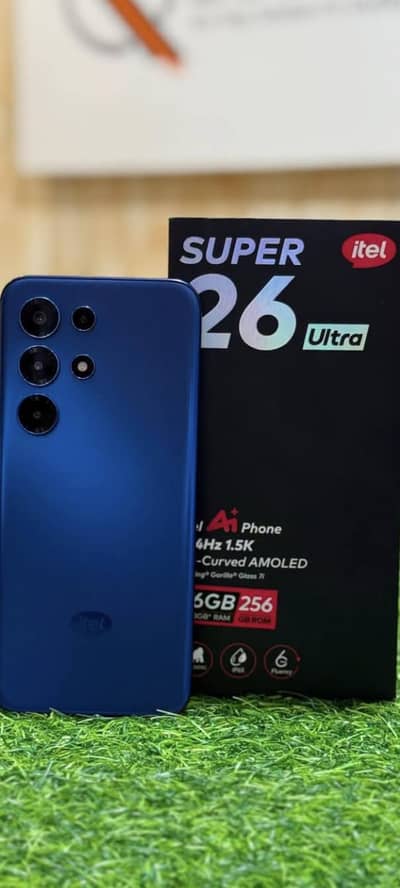 itel s26 ultra 256 Gb condition 10/10 blue colour 2month use pta ap