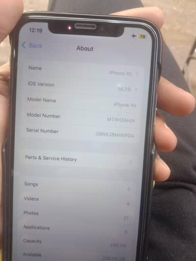 Apple iPhone XS 256gb Bypass