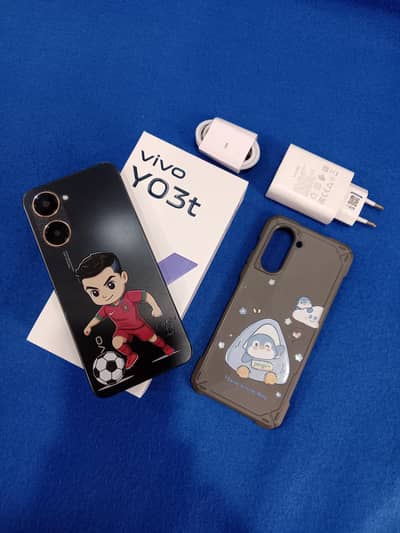Vivo Y03T 4+4/128GB Complete Box 10/10 New Condition For Sale