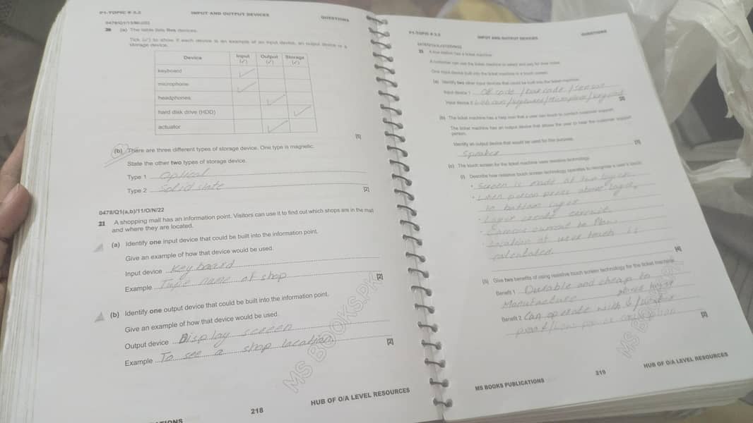 o level physics maths and computer solved topical and complete notes 9
