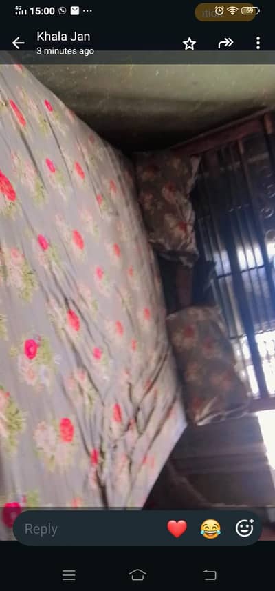 iron bed
