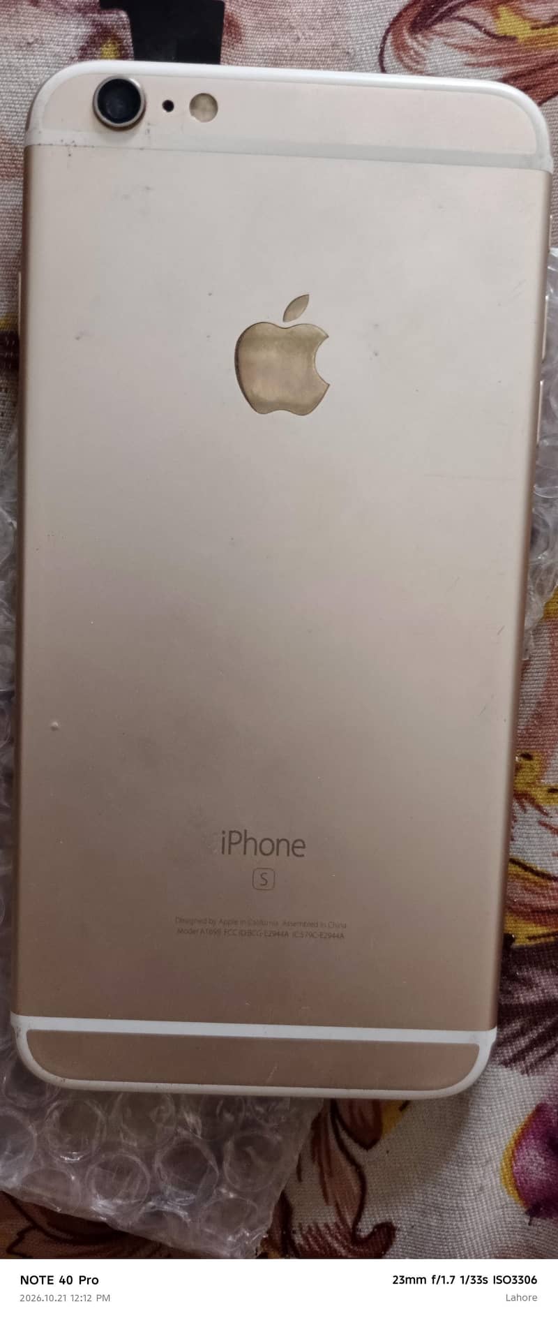 Apple iPhone 6S Plus read add 1