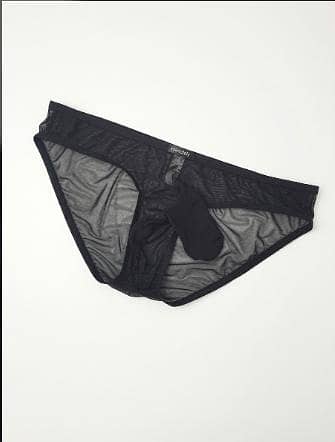 1 PCS Men's Soft Transparent Net Briefs - Premium Stretchable Daily Wear Underwear R5980