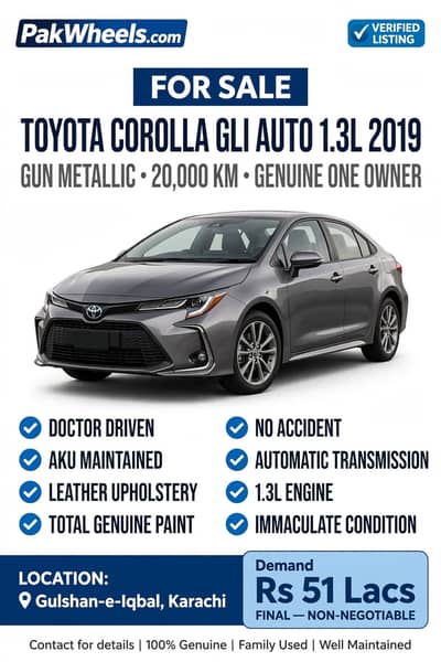 Toyota Corolla GLI 2019