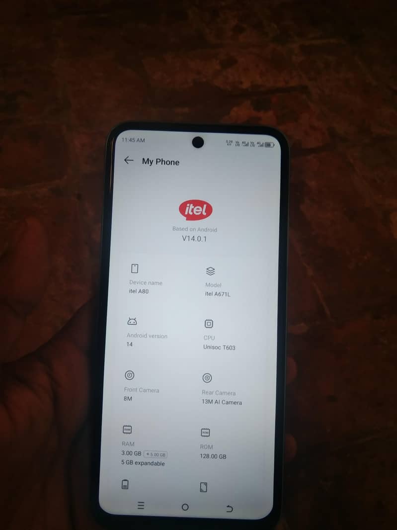 itel A80 0