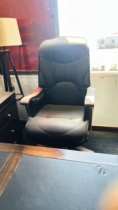 Executive table and chairs