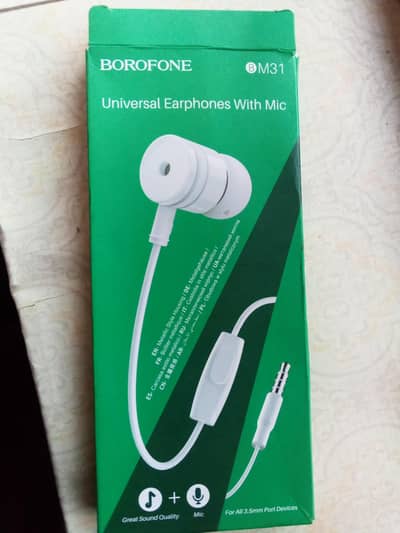 borofone original handsfree -deep bass- best for PUBG -Rs 250