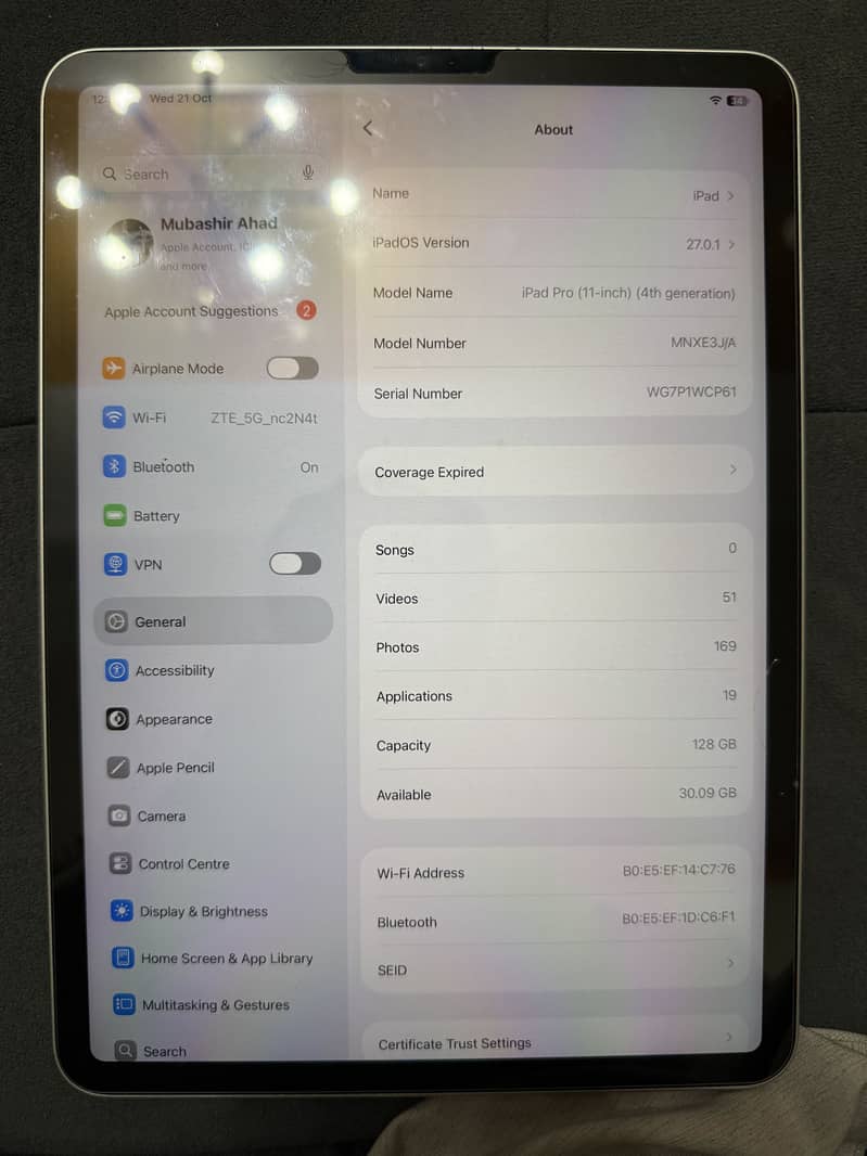 Ipad pro M2 128gb 1