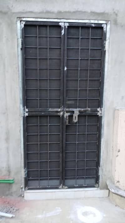 Kitchen Main Door with Safety Grill – Welding Work