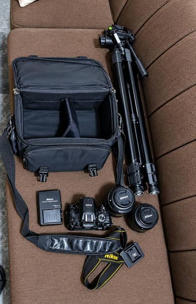 Nikkon d5300 Best Camera And also 2 Lens& Stand