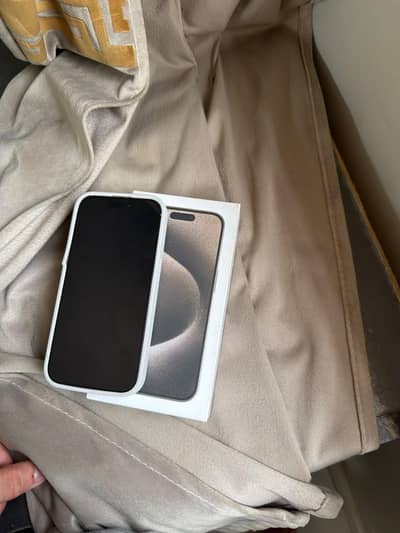 15 Pro | Approved | 256GB | Physical Plus esim | With box