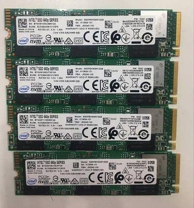 INTEL NVME SSD 512 GB