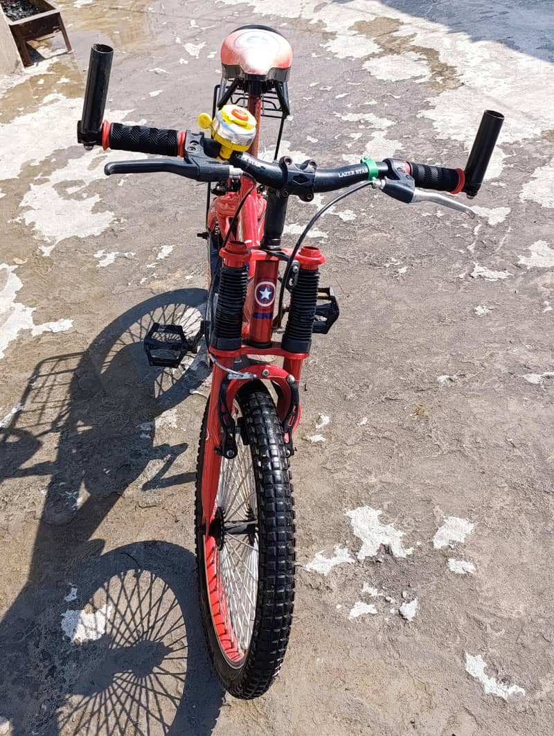 The Byecycle is the red colour 1