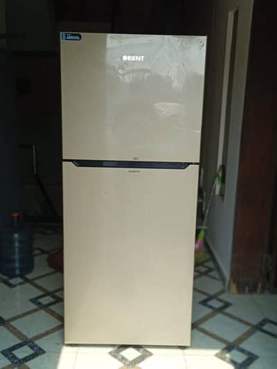 orient double door refrigerator for sale - 8/10 condition Minor dent