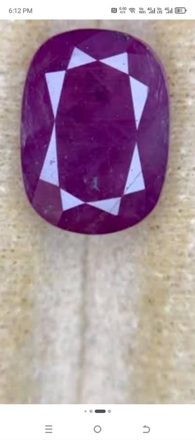 kashmiri ruby 5000per carat available 5 to10carat pieces available