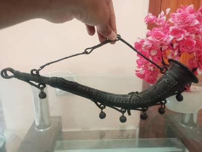 Dhokra tribal horn pipe