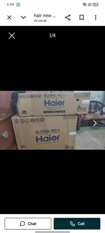 Haier T3 inverter ac 1.5 ton