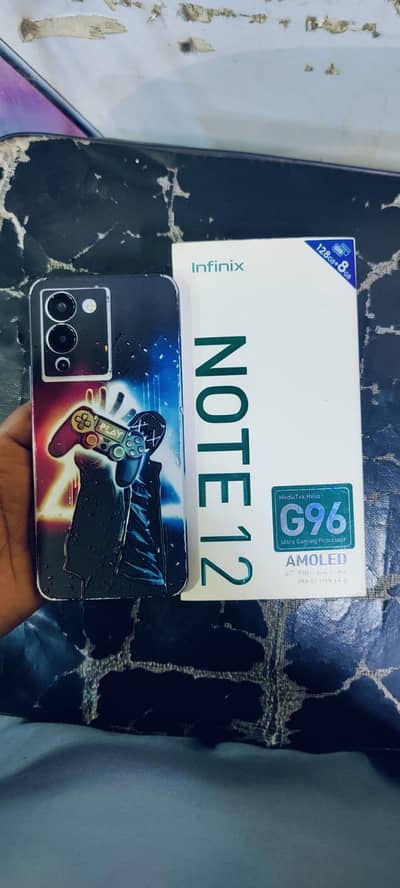 Infinix Note 12 8/128 with box charger