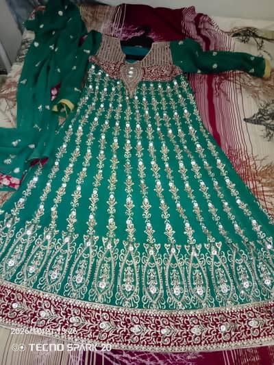 full embroidery 3 peace maxi