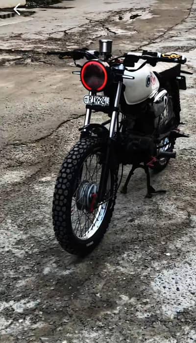 Yamaha yd 70 into cafe racer