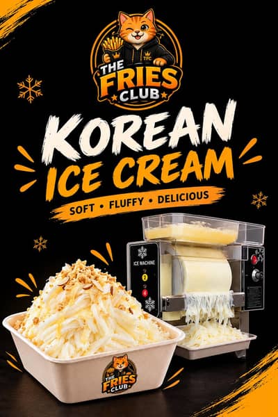 Korean ice cream on your wedding and birthday