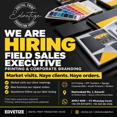 Field Sales Executive – Printing & Branding