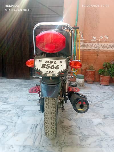 Honda cg 125 2020 model smart card original condition demand rs 139000