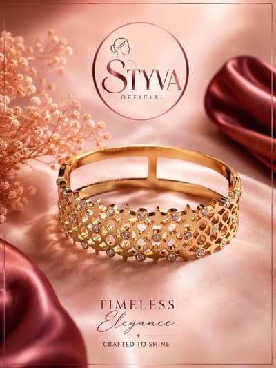 Elegant Gold-Tone Artificial Bracelet for Women | Styva Store