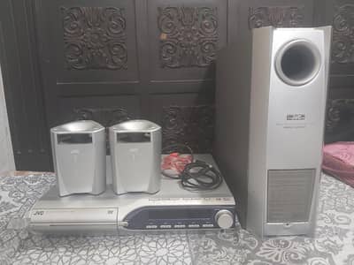 jvc home theater subwoofer speaker system amplifier