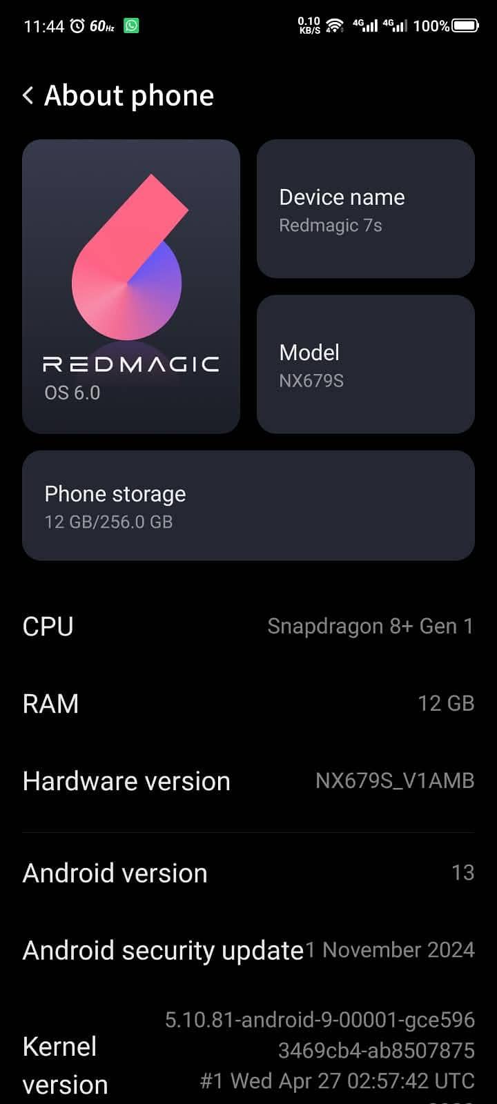 Zte nubia RedMagic 7 Pro 2