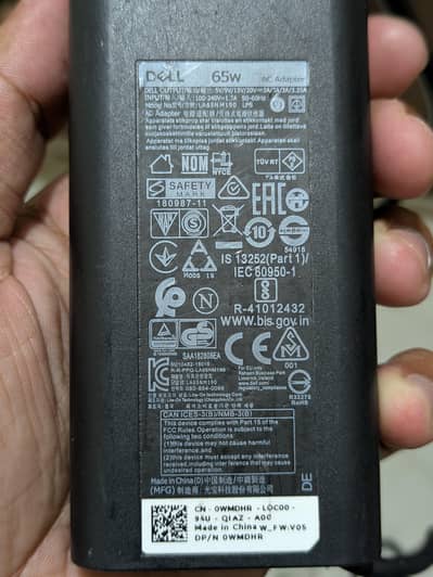 Dell XPS Series Original Power Charger 65w