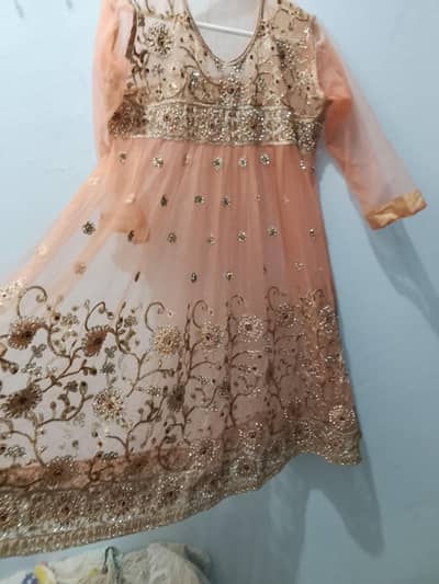 Peach Heavy Bridal Maxi 3 Piece Large Brand New - Final 6000