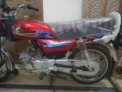 united bike 70cc brand new 0 kilo metter  drive forr sell open letter