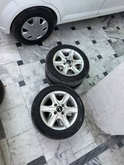 Imported 13 Inch Japanese Rims with Bridegestone Tyres alto small cars