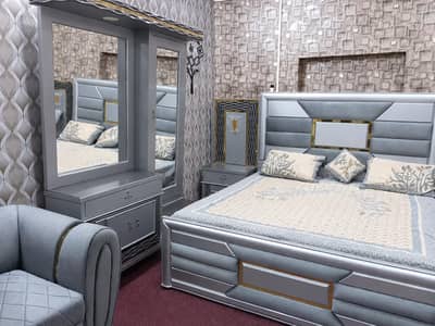 Beautiful Grey Bedroom Furniture Set for Sale