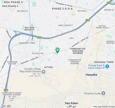 Kanal Corner Plot For Sale In E Block