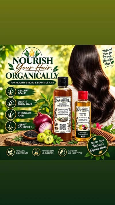 Organic Herbal Hair Oil